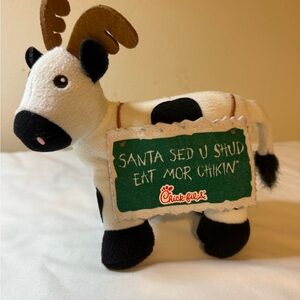 Chick-fil-A Holiday Reindeer Plush - White & Black